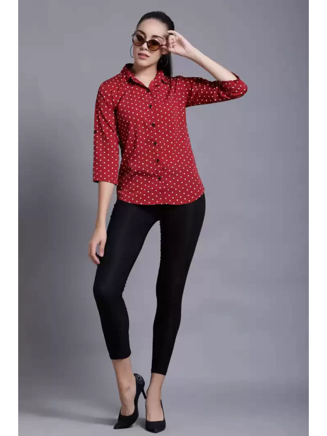 TANDUL  Women Regular Fit Printed Formal Shirt