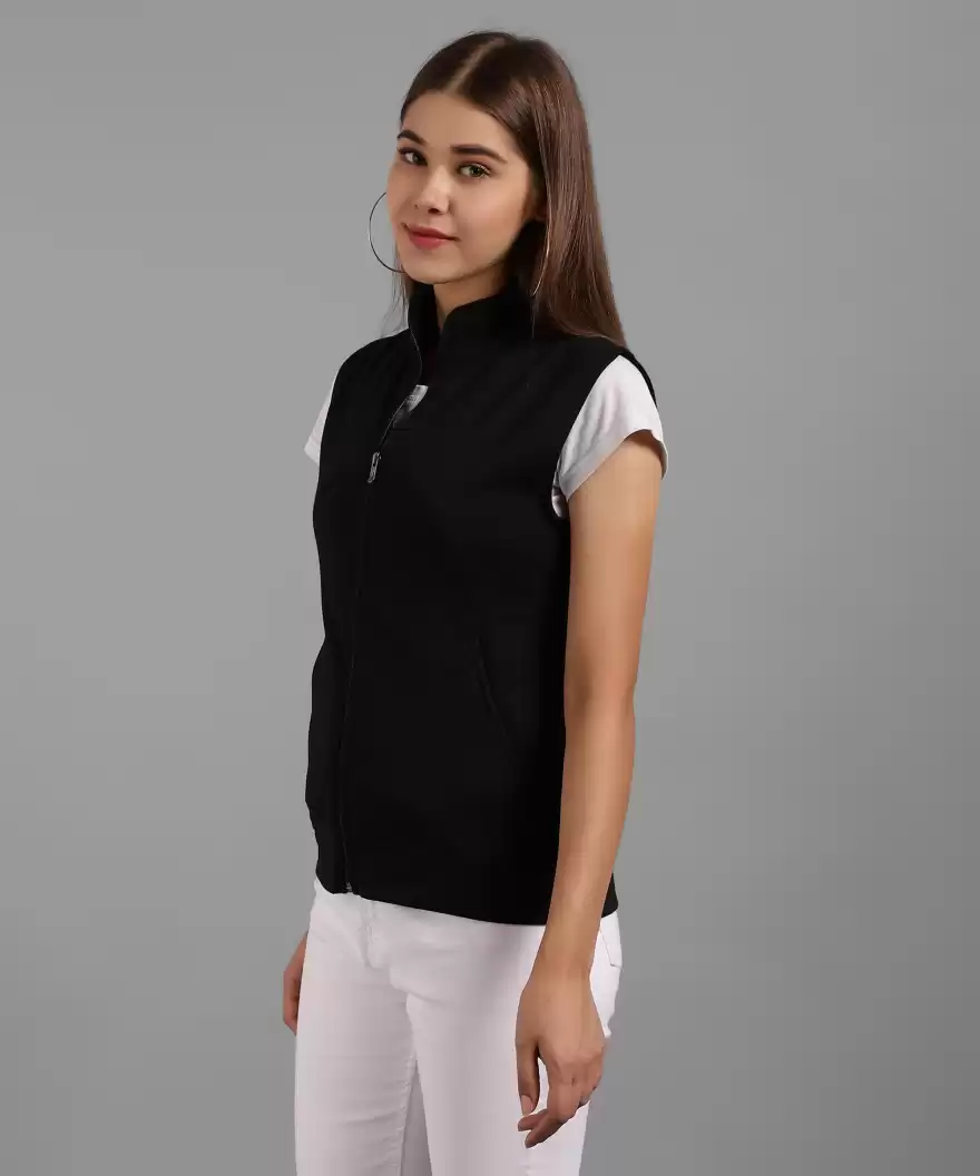 TANDUL  Sleeveless Solid Women Jacket