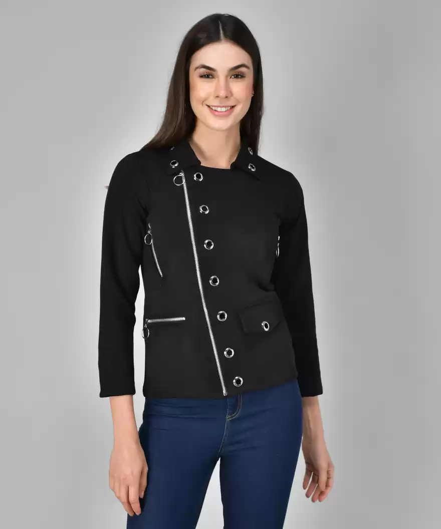 TANDUL  Full Sleeve Solid Women Jacket