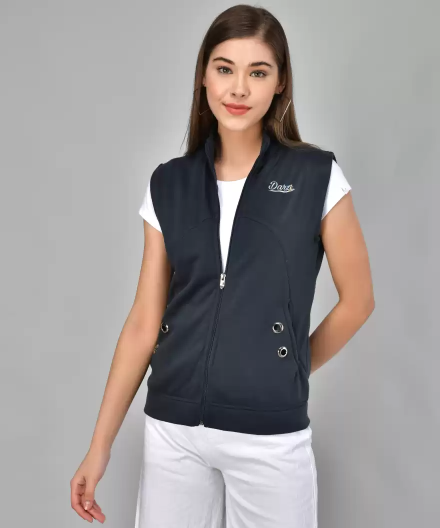 TANDUL  Sleeveless Solid Women Jacket