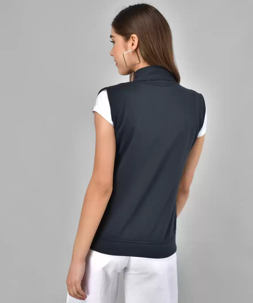 TANDUL  Sleeveless Solid Women Jacket