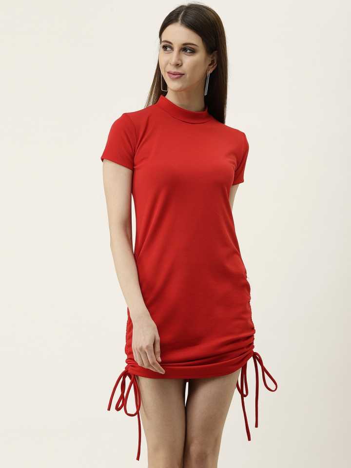 TANDUL  Women Bandage Red Dress