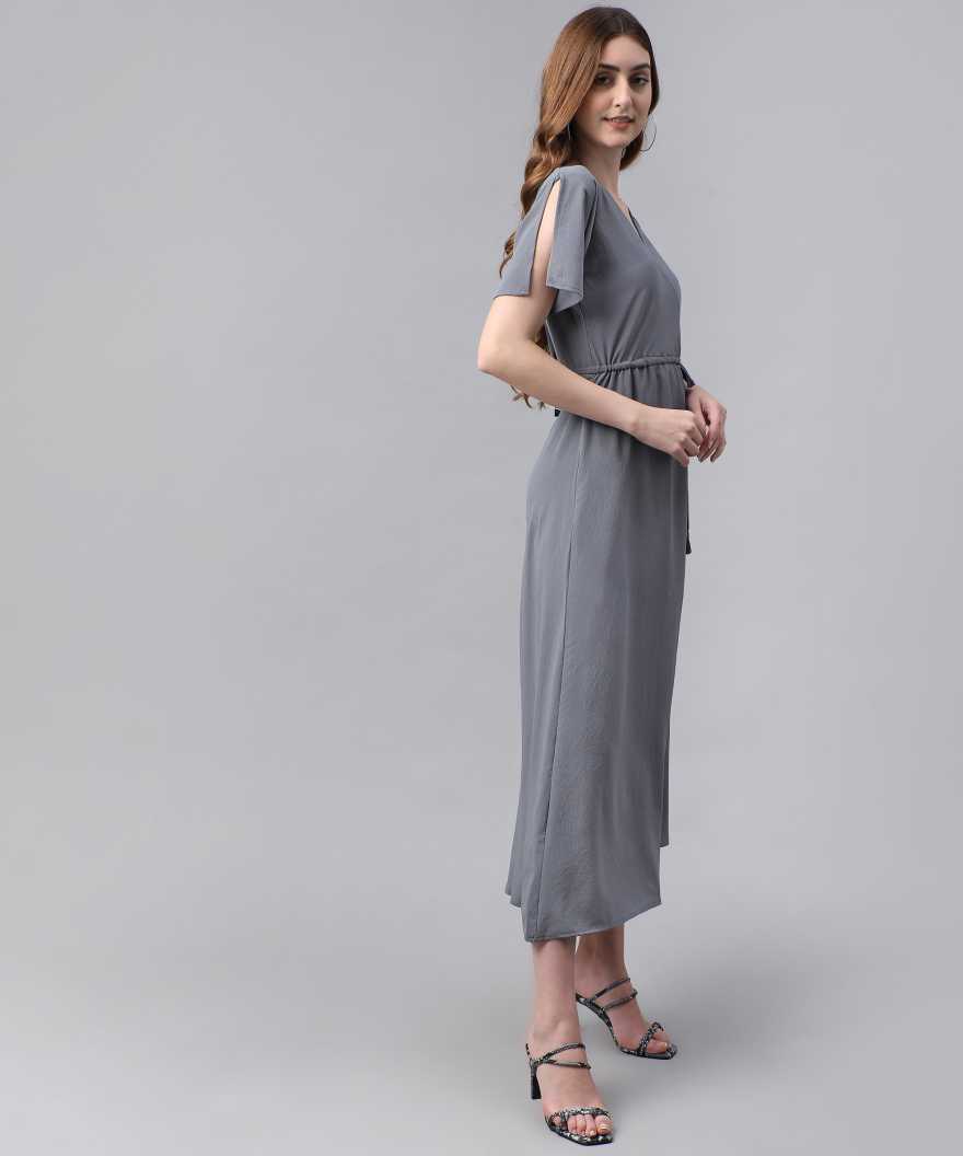 Women Maxi Grey Dress