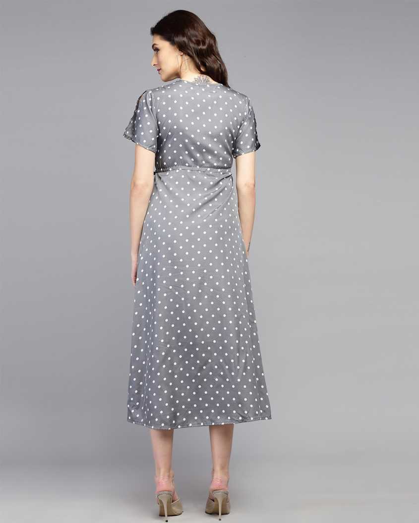 Women Maxi Grey Dress