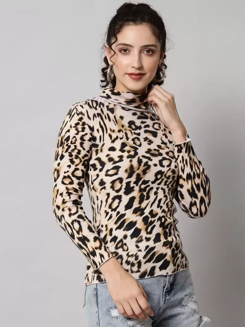 TANDUL  Casual Regular Sleeves Printed Women Multicolor Top