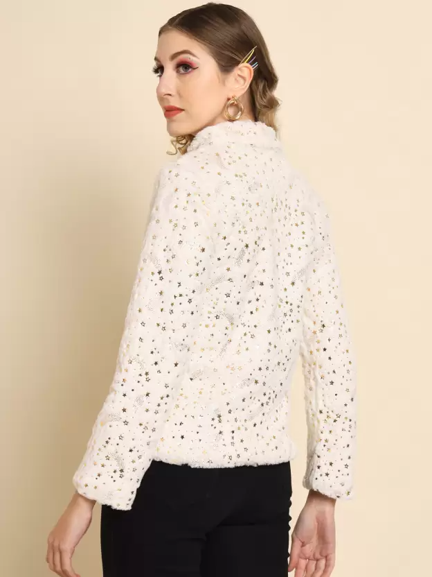 Women Printed Casual Jacket