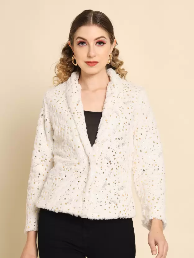 Women Printed Casual Jacket