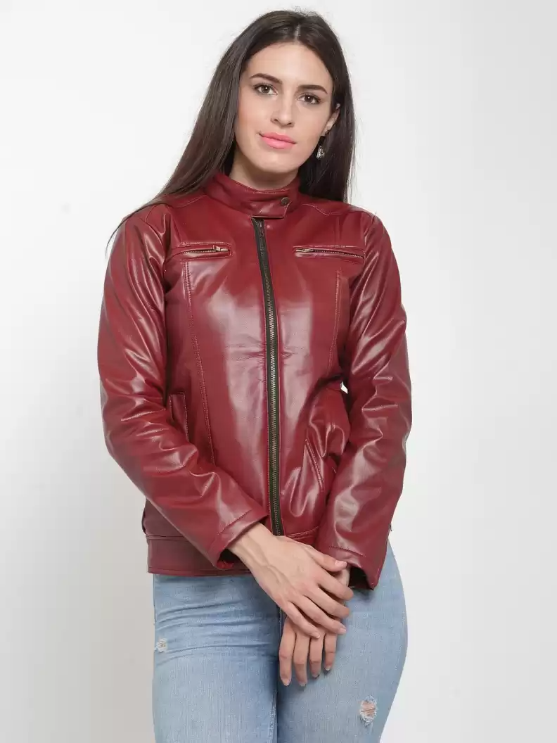 TANDUL  Full Sleeve Solid Women Riding Jacket