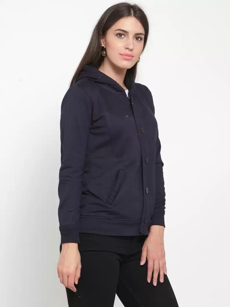 TANDUL  Full Sleeve Solid Women Casual Jacket