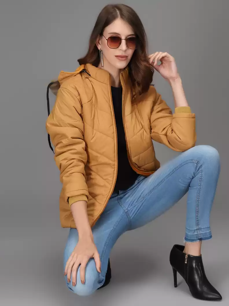 TANDUL  Full Sleeve Solid Women Casual Jacket