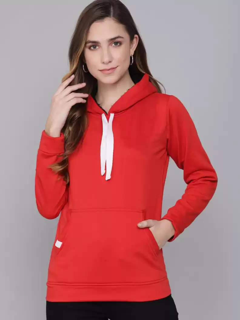 TANDUL  Full Sleeve Solid Women Sweatshirt