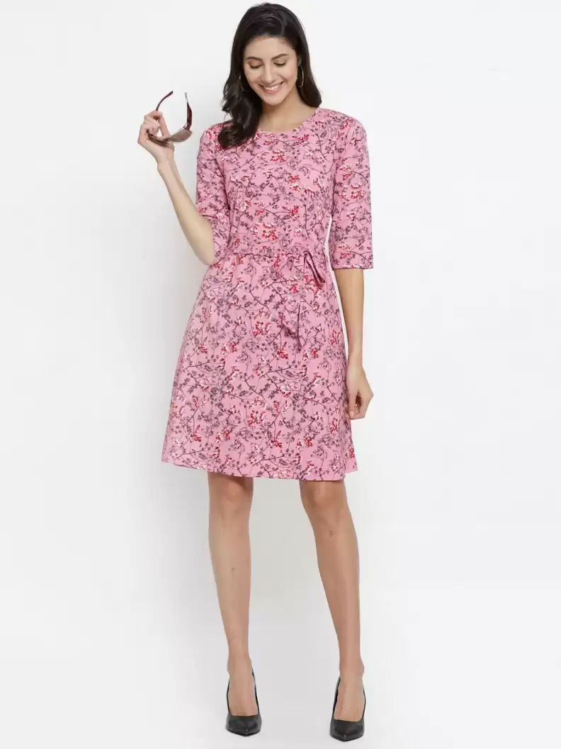 TANDUL  Women Fit and Flare Multicolor Dress