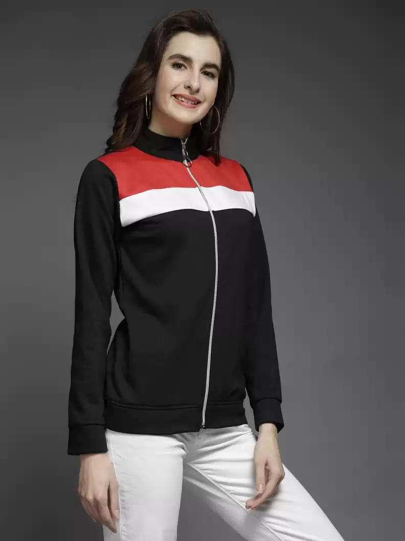 TANDUL  Full Sleeve Striped Women Casual Jacket