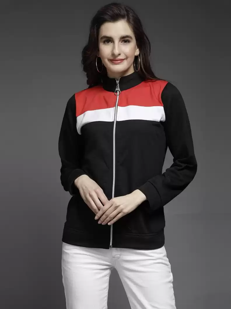 TANDUL  Full Sleeve Striped Women Casual Jacket