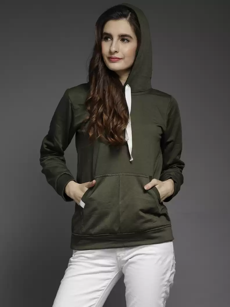 TANDUL  Full Sleeve Solid Women Sweatshirt