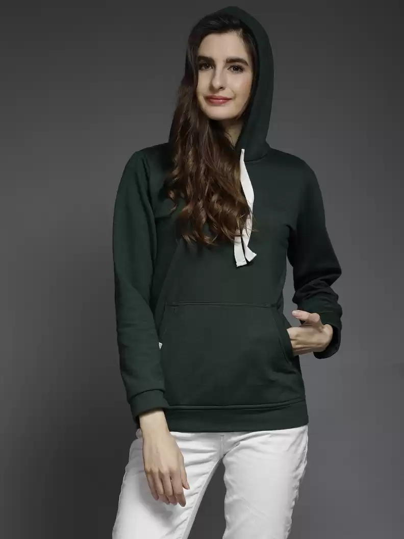 TANDUL  Full Sleeve Solid Women Sweatshirt