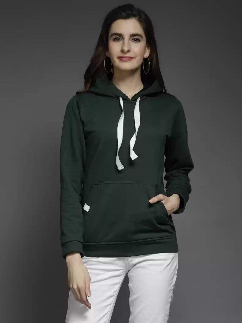 TANDUL  Full Sleeve Solid Women Sweatshirt