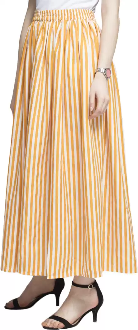 TANDUL  Women Striped Flared Multicolor Skirt