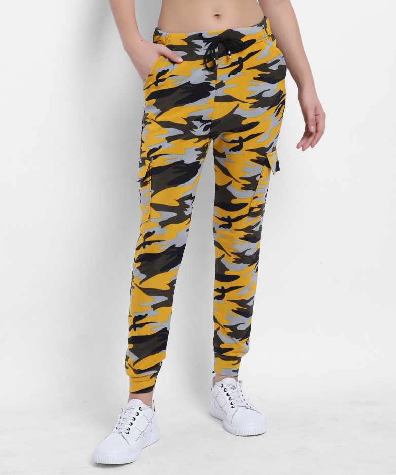 Regular Fit Women Multicolor Lycra Blend Trousers