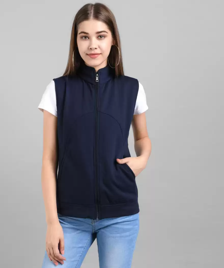 TANDUL  Sleeveless Solid Women Jacket