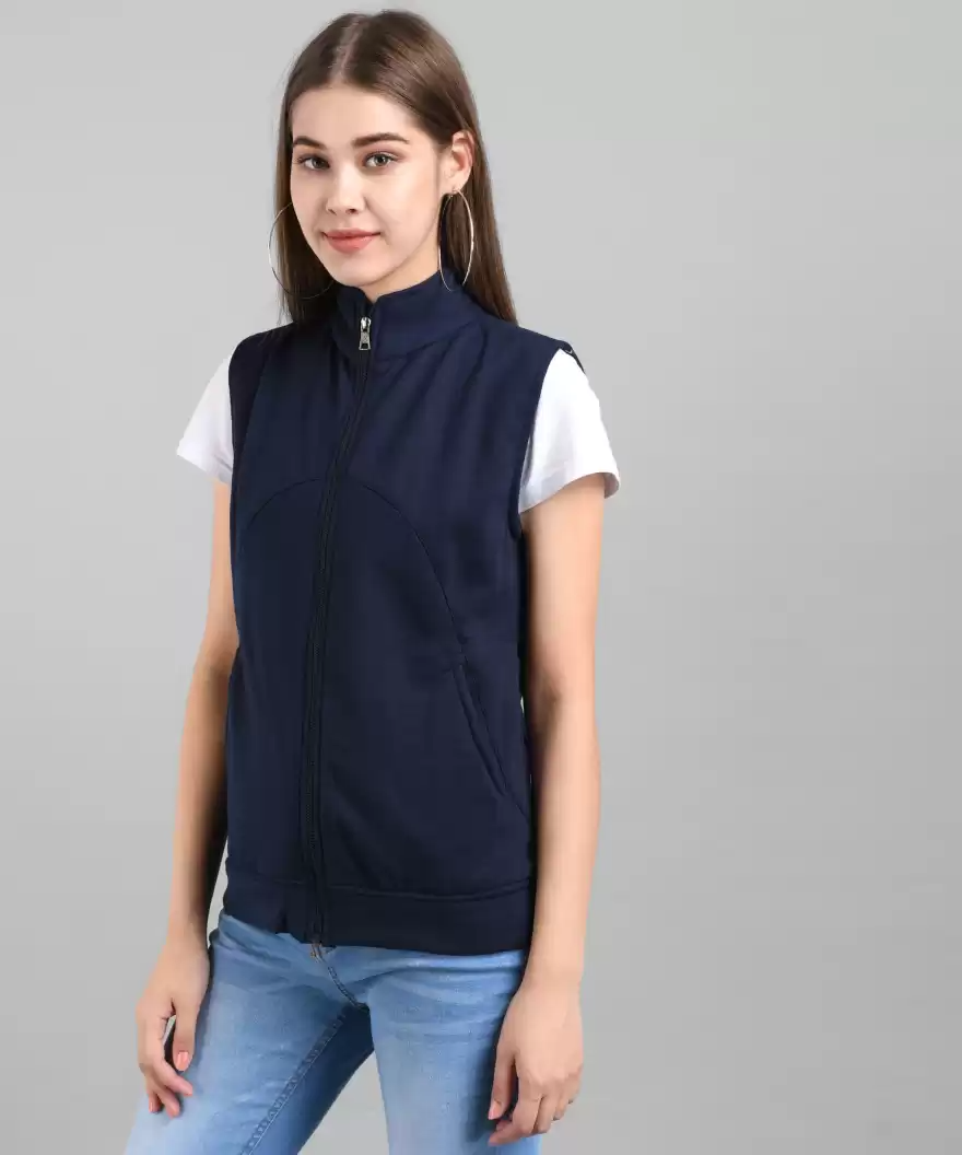 TANDUL  Sleeveless Solid Women Jacket