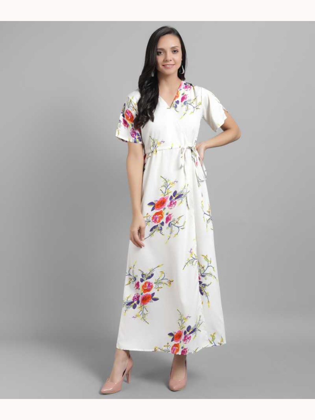 TANDUL INSTA Women Maxi Multicolor Dress