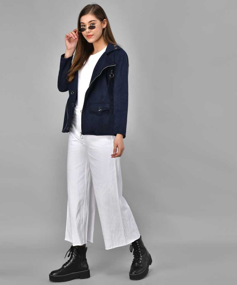 Full Sleeve Solid Women Jacket