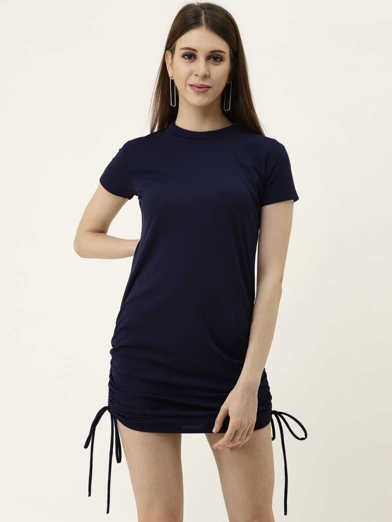 Women Bandage Dark Blue Dress