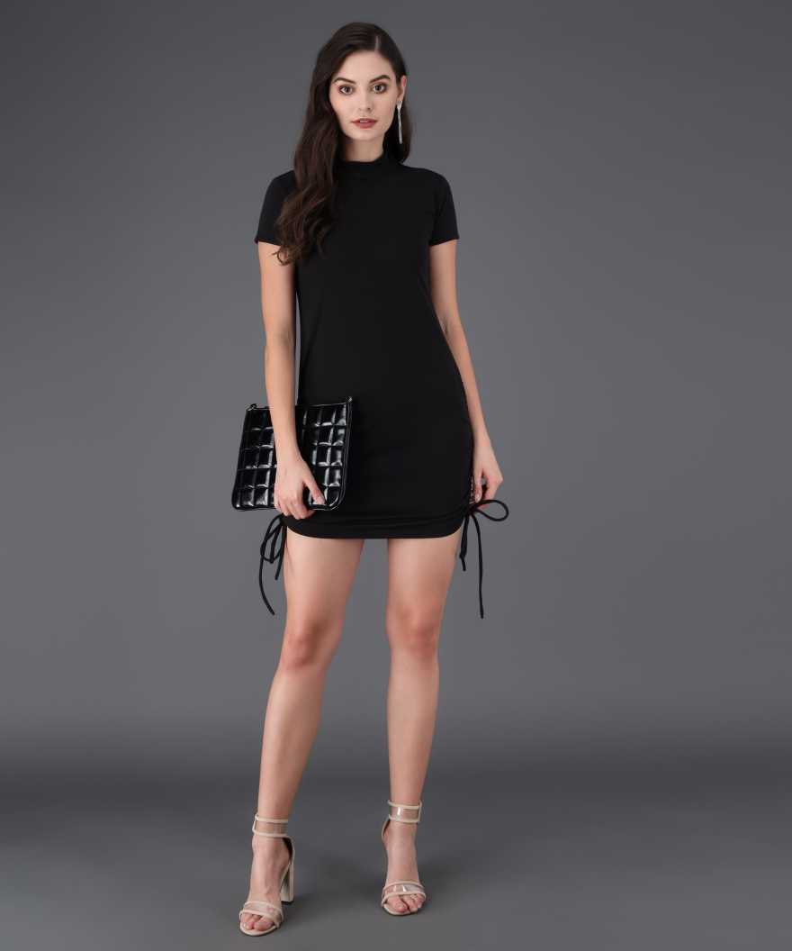 Women Bodycon Black Dress