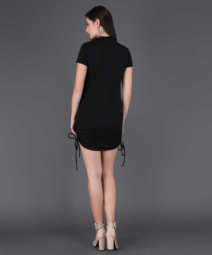 Women Bodycon Black Dress