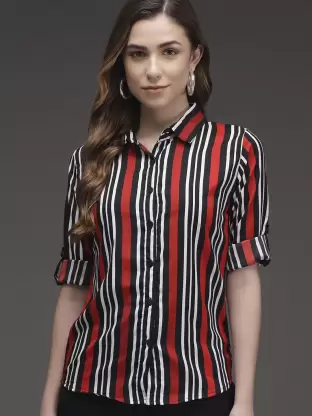 Women Checkered Casual Multicolor Shirt