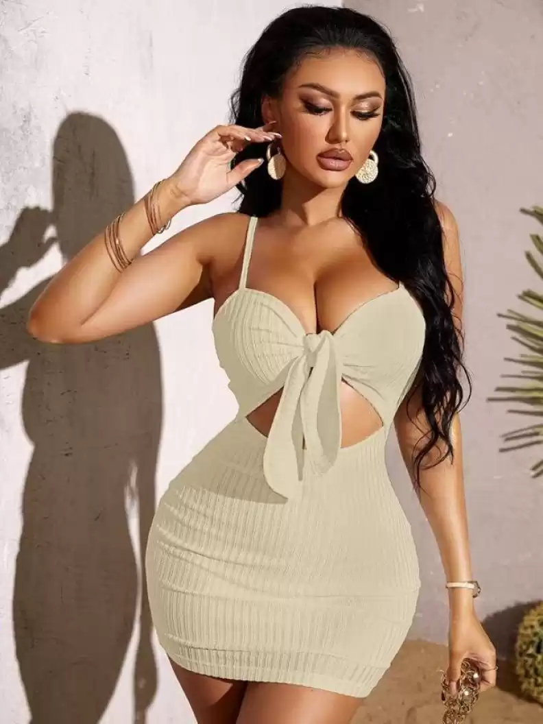 TANDUL  Women Bodycon White Dress