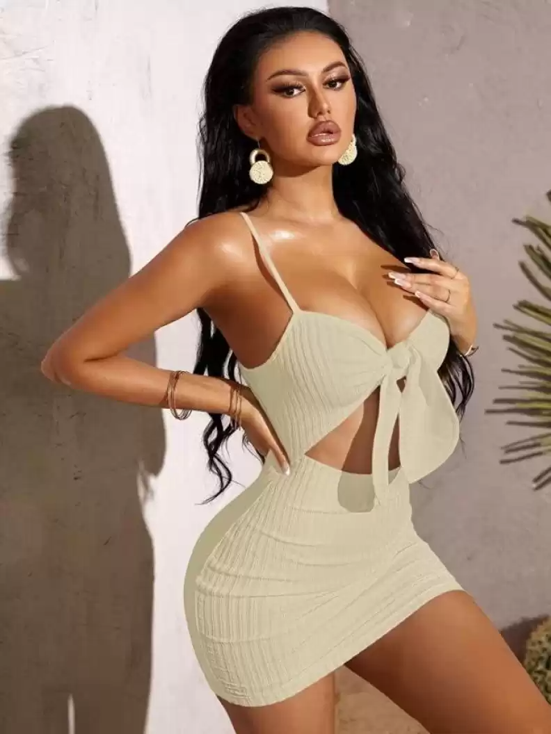 TANDUL  Women Bodycon White Dress