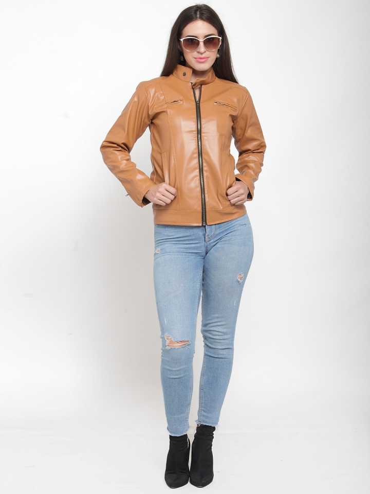 Full Sleeve Solid Women Riding Jacket