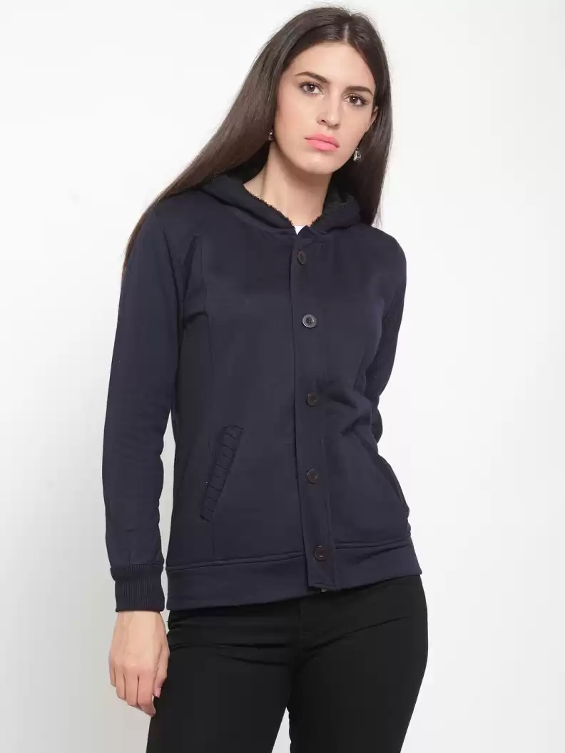 TANDUL  Full Sleeve Solid Women Casual Jacket