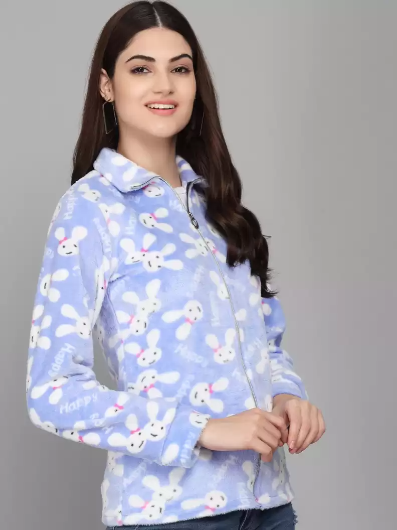 TANDUL  Full Sleeve Printed Women Casual Jacket