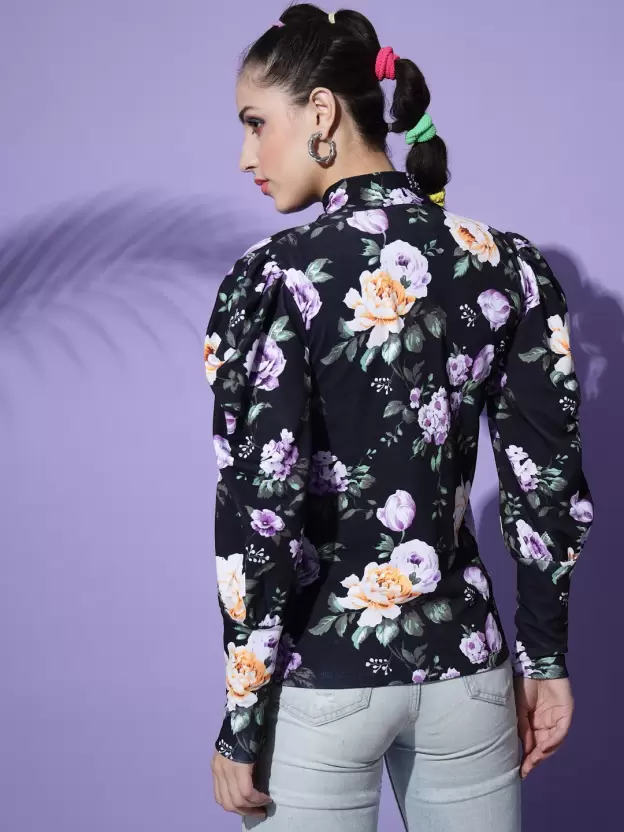 Women Printed Casual Jacket