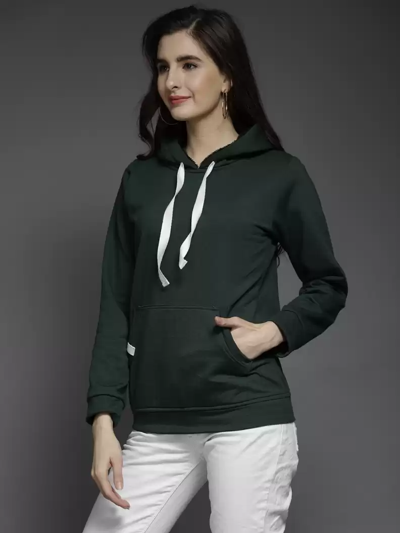 TANDUL  Full Sleeve Solid Women Sweatshirt