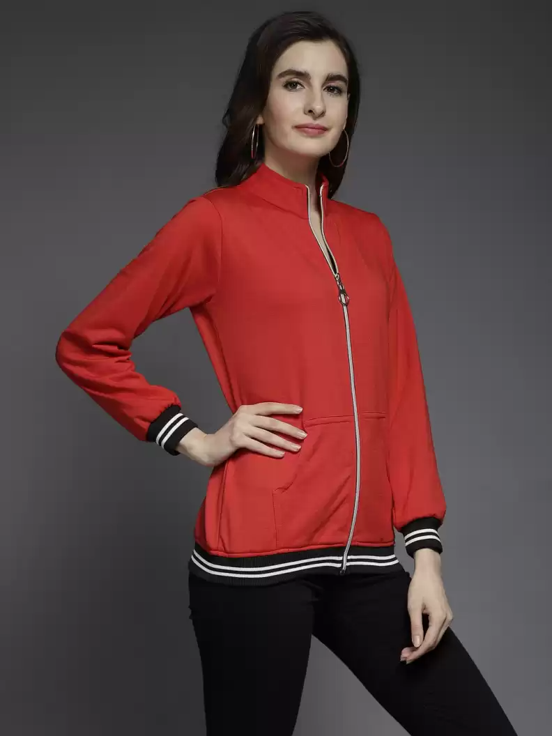 TANDUL  Full Sleeve Solid Women Casual Jacket