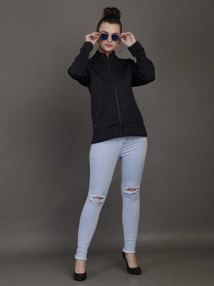 Full Sleeve Solid Women Jacket