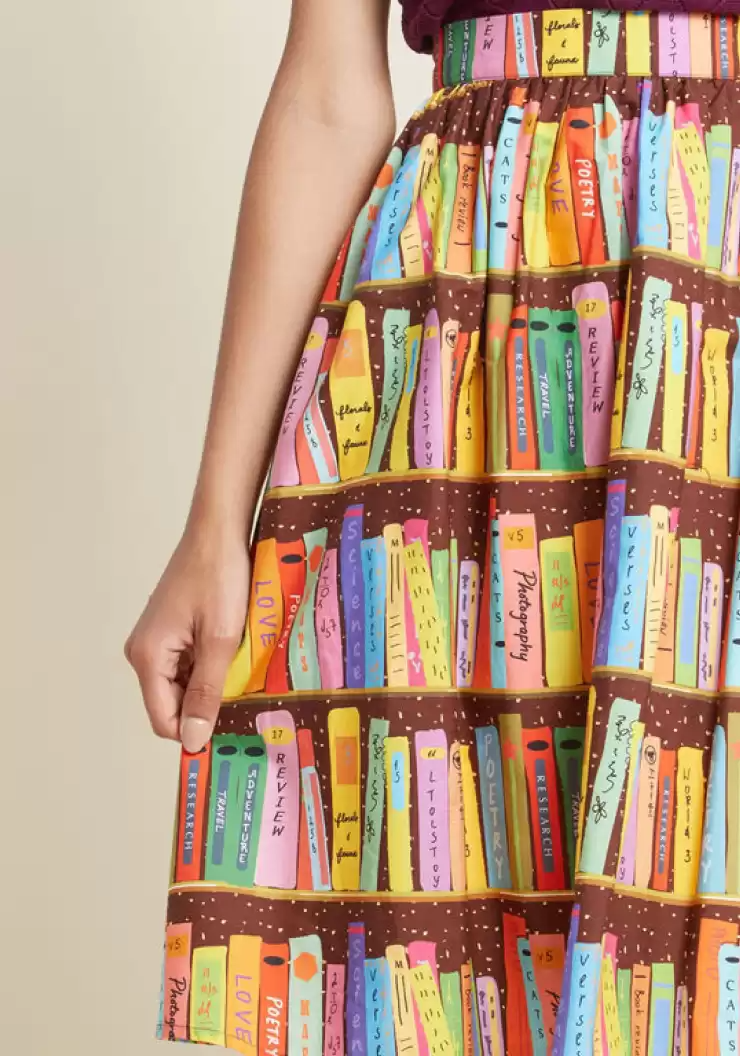 TANDUL  Women Printed A-line Multicolor Skirt