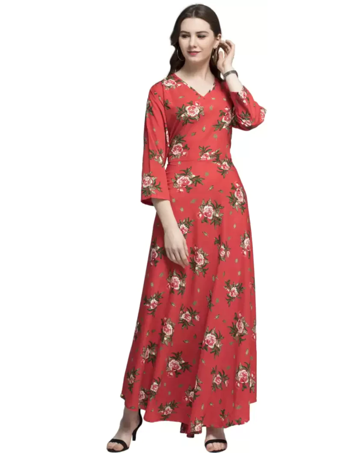 TANDUL  Women Maxi Red Dress