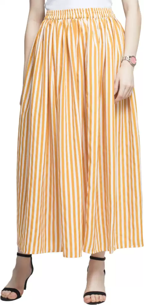 TANDUL  Women Striped Flared Multicolor Skirt