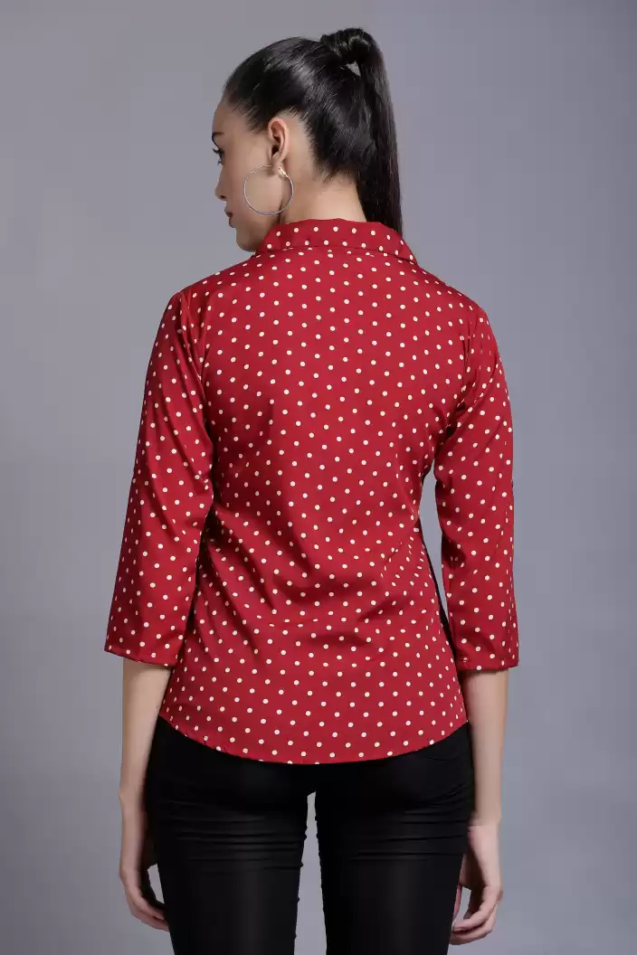 TANDUL  Women Regular Fit Printed Formal Shirt