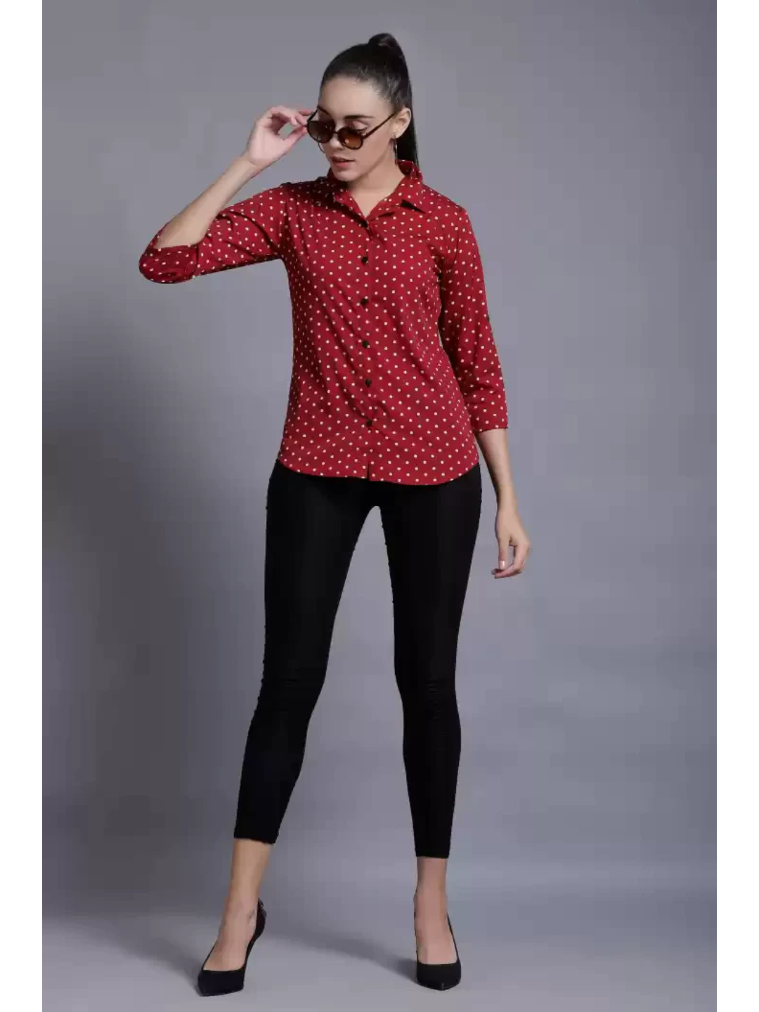 TANDUL  Women Regular Fit Printed Formal Shirt