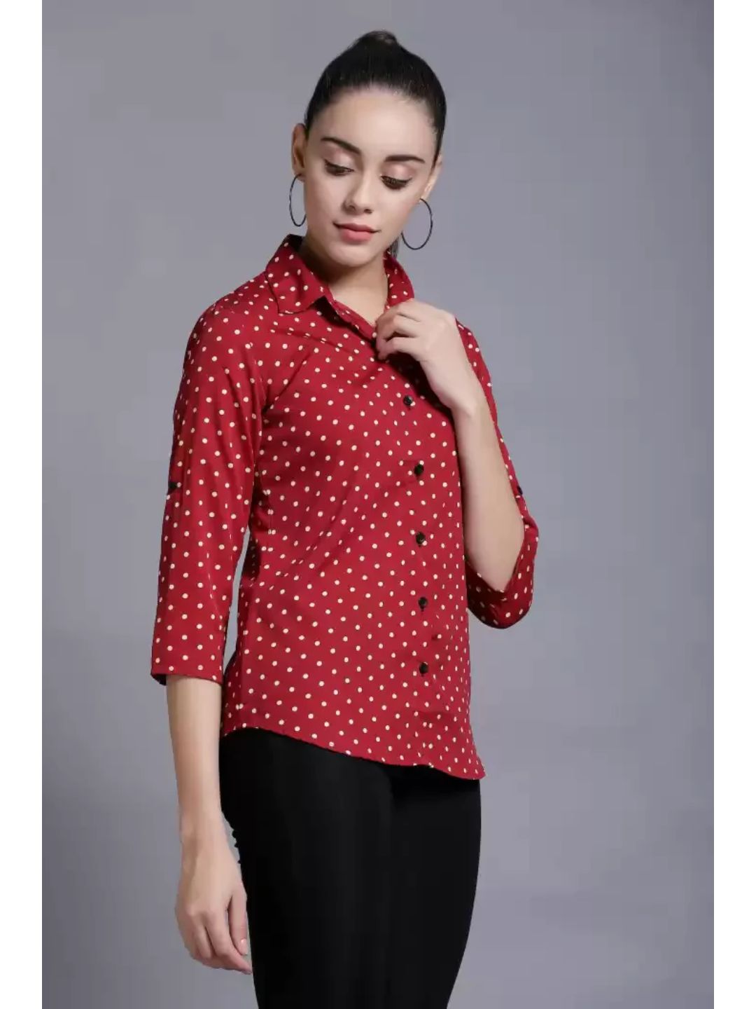 TANDUL  Women Regular Fit Printed Formal Shirt