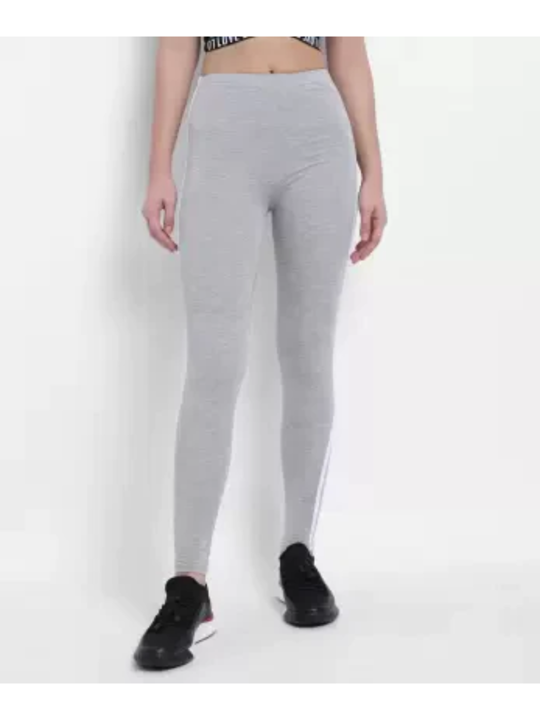 TANDUL Ankle Length Western Wear Legging  (Grey, Self Design)