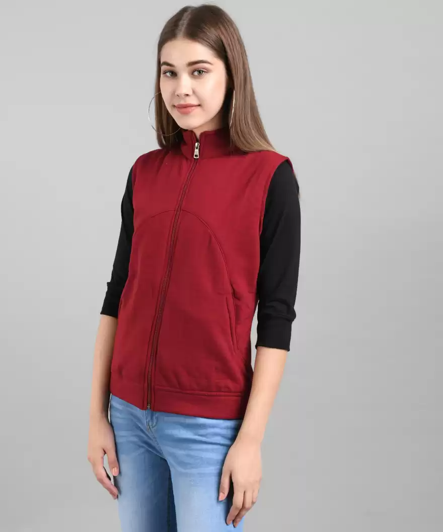 TANDUL  Sleeveless Solid Women Jacket