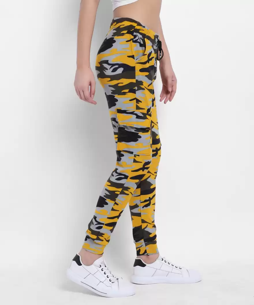 TANDUL  Regular Fit Women Multicolor Lycra Blend Trousers