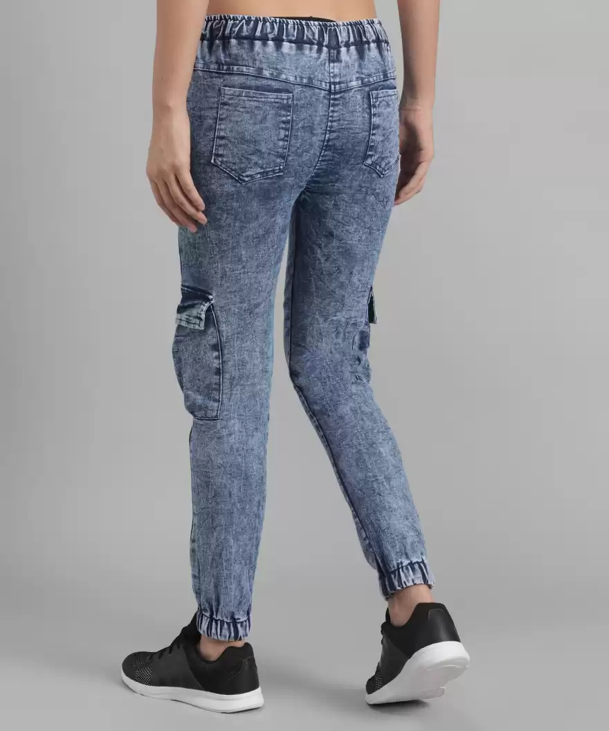 TANDUL  Regular Fit Women Blue Denim Blend Trousers